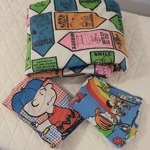 Peanuts Charlie Brown Twin Bedding Bundle